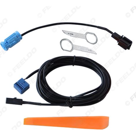 Original wiring harness for Audi Q3 and A3 Bluetooth microphone, compatible with AUX adapter cable. (1/5)