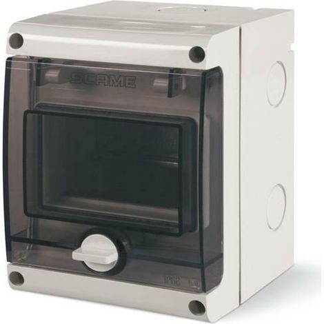 Scame cassetta di derivazione 106 con finestra 4 din 576.4302