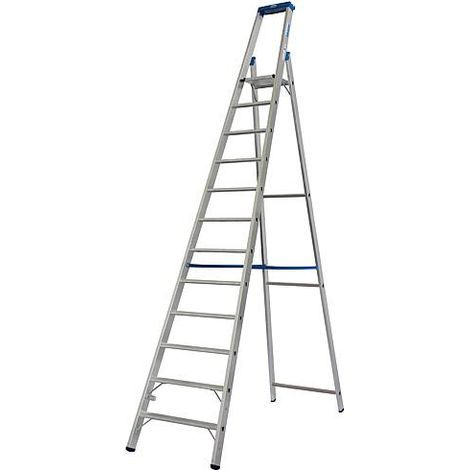 Escabeau H de travail 4,80 H reelle 2,80 Longueur 3,71 marches 12 (1/5)