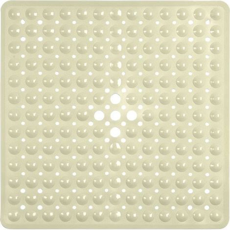 Tappetino doccia quadrato antiscivolo per docce interne, 53 x 53 cm, tappetino doccia per pavimenti del bagno, tappetino morbido per il bagno (1/5)