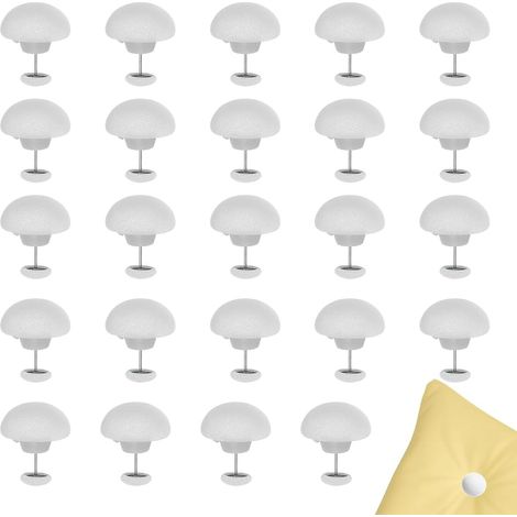 24 PCS Enfile Couette,Clips de édredon Clips de Fixation Champignons avec Boutons,CouClips Deette Convient pour Fixer la Housse de édredon du Matelas (1/5)