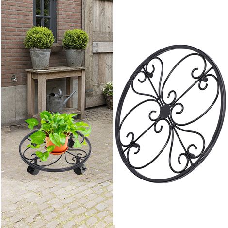 Support Pour Plantes - En Fer Robuste - Intérieur Et Extérieur - Design Stable - 1 Unité (1/5)
