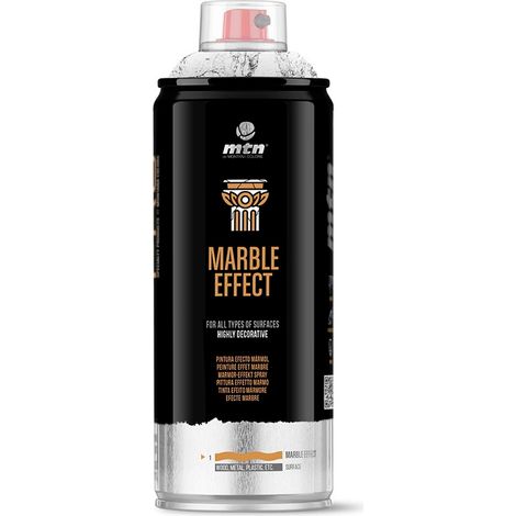 Barniz decorativo en spray blanco efecto mármol 400 ml mtn Pro (1/5)