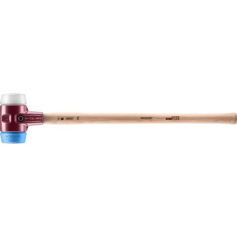 HALDER SIMPLEX Vorschlaghammer Ø 80 mm Superplastik / TPE-soft blau mit Tempergussgehäuse (1/5)
