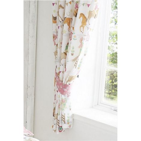 Rideaux doublés de Concours Hippique - 168 cm x 183 cm (1/2)