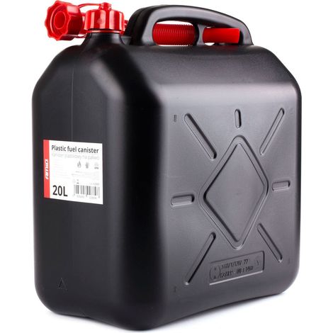 Bidon en plastique noir de 20 L (1/5)