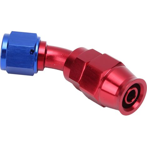 Raccord pivotant pour durite AN8 en alliage aluminium adaptateur pour refroidissement d'huile vers tuyau d'huile (1/5)