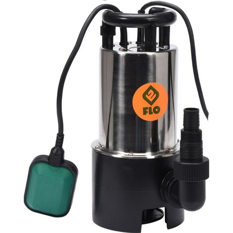 Pompe submersible inox avec flotteur 0,9 kW, 230V