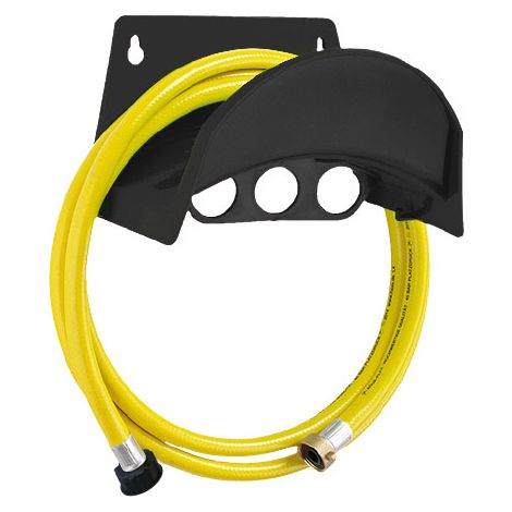 Kit de remplissage Haas OHA®, complet avec support mural pour tuyau de 5,0 mètres, noir