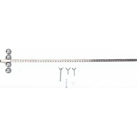 Rail de guidage pour scies circulaires, étrier de positionnement en acier inoxydable de 20 pouces pour le travail du bois (1/5)