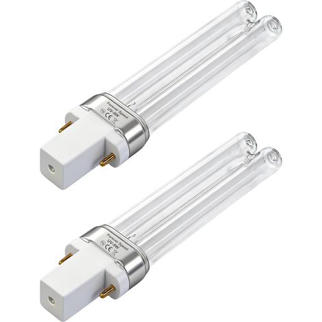 Lampe UVC de rechange Tube de remplacement Tube UV pour appareil UVC G23 9 Watt 2 pièces (1/5)