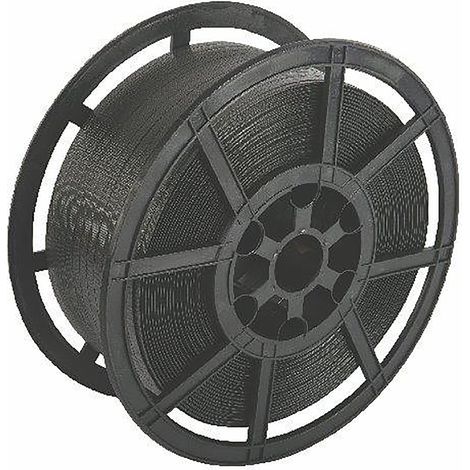 Feuillard pour cerclage, Noir, largeur 12.4mm, longueur 1300m ( Prix pour 1 )