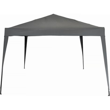 Cenador de jardín plegable Svetlana 3" - 9 m² - 3 x 3 m - Gris