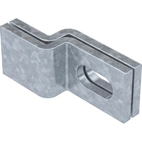 OBO Bettermann Soporte de pared para fijación de escalera Acero galvanizado en caliente, 6019617