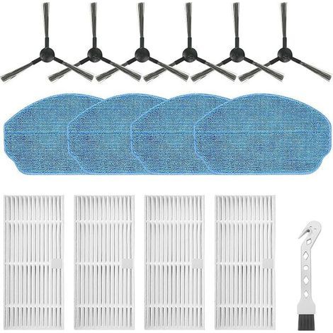 Accessori per EICOBOT BR150, per robot aspirapolvere Cecotec Conga 999 Origin X-Treme. Ricambi: 6 spazzole laterali, 4 (1/5)