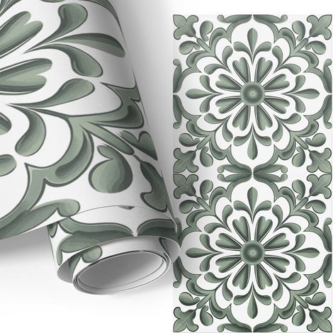 Klebefolie für Möbel - Möbelfolie - Selbstklebefolie - Küche folieren - Schrank folieren - Tischfolie - Boho-Ornamente 75x150 cm