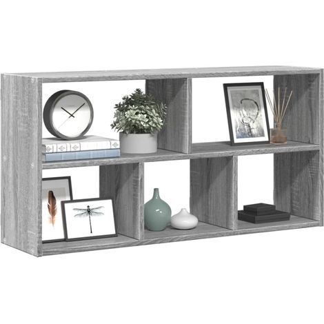 Wandregal Grau Sonoma 100x25x50 cm Holzwerkstoff