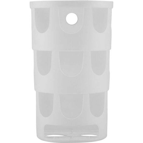 Contenitore per sacchi della spazzatura, resistente porta sacchi della spazzatura da parete in plastica di alta qualità per cucina e bagno (bianco) (1/4)