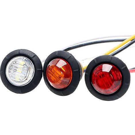Feux de gabarit pour camions, feux de position latéraux à LED, feux de signalisation, feux arrière universels pour voitures, kit de 2 pièces (1/5)