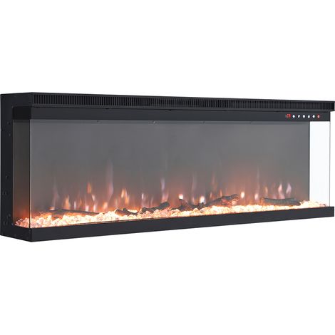 60 Inch Wall Mounted 3 in 1 Electric Fireplace 5120 BTU Inset Fireplaces