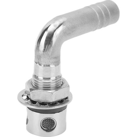 Soupape de ventilation de réservoir de carburant marin, en acier inoxydable 316, résistant à la corrosion à 90°, convient aux tuyaux de 5/8 pouces, yachts/navires. (1/5)