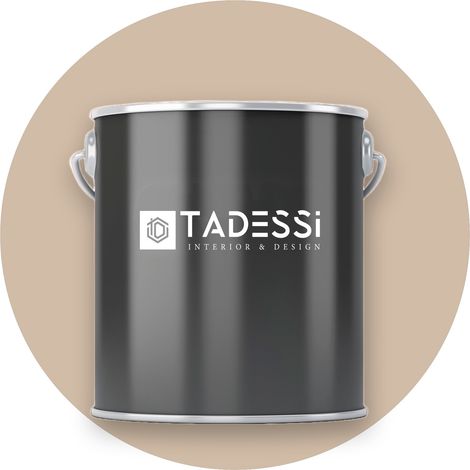 TADESSI Wall Select Wandfarbe Beige - Leinenbeige - abwaschbare Innenfarbe matt - Dispersionsfarbe - Geruchsarm und Lösemittelfrei (1/5)