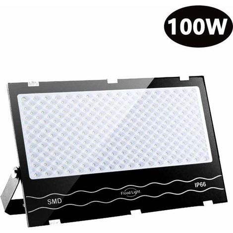 100W 6500K projet économique LED lumière crue super étanche parc extérieur épaissie coque en aluminium lumière crue,pour l'éclairage intérieur et extérieur, la décoration (1/5)