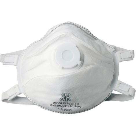 Coverguard – Masque de protection FFP1 NR avec soupape d'expiration – Boîte de 10 pièces en polypropylène – Norme CE EN149:2001 – 23106