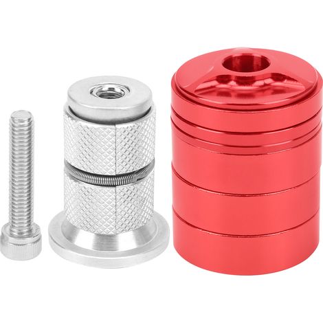 Lot de 6 entretoises de direction en alliage d'aluminium pour vélo de montagne (rouge). (1/5)