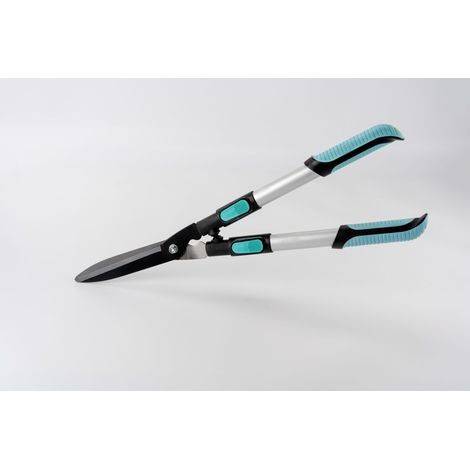 Cisaille à haie lame droite Manche télescopique Précision de coupe Confort d'utilisation 6280 x 1925 x 3 cm Vert et noir TRENDYFLAIR (1/5)