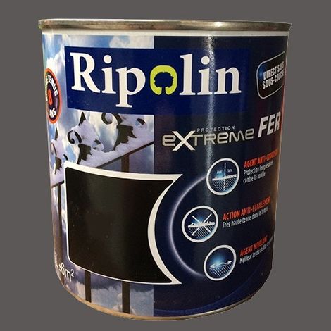 RIPOLIN Protection Extrême Fer Gris argenté 0,5 L (1/2)