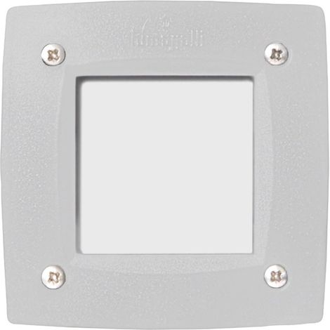 Faretto incasso quadrato top light parma in qd10 bi gx53 led cct ip66 230v bianco resina