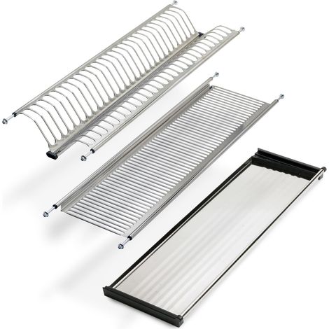 Égouttoir Suspendu Drynox pour Assiettes et Verres, largeur intérieur module 835-885mm, chromée, Acier (1/5)