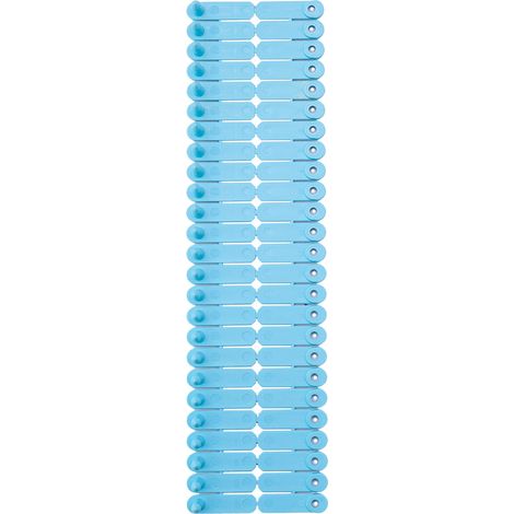 Boucles de marquage Ukal-tag bleu marquage de 101-200 X100