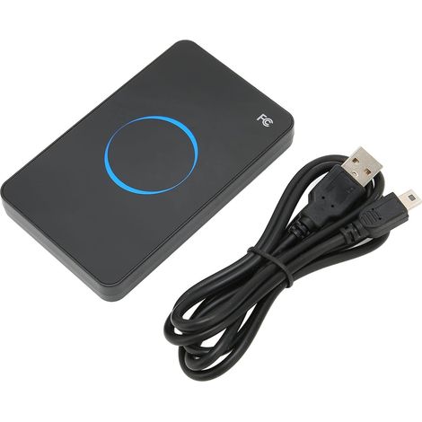 Lecteur de Carte carré, d'identité R80D 125 KHz NFC Reader écrivain USB Interface ID avec Indicateur LED Light/Buzzer (1/5)