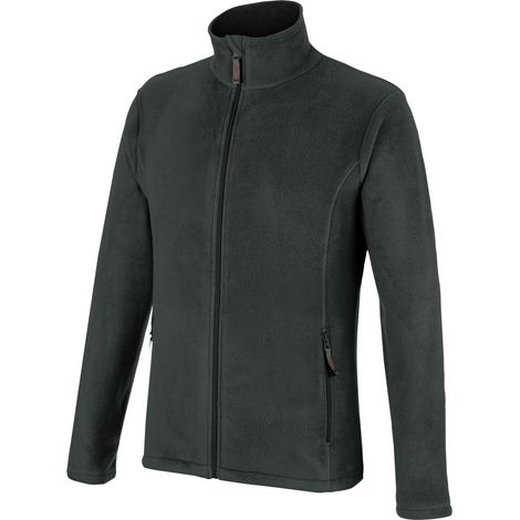 Veste polaire de travail zippée Job + Würth MODYF anthracite L