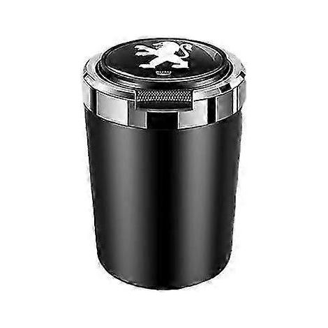 Cendrier de voiture portable pour Peugeot 2008-2019, avec couvercle, facile à nettoyer, amovible, résistant au vent, accessoire intérieur de voiture (1/4)