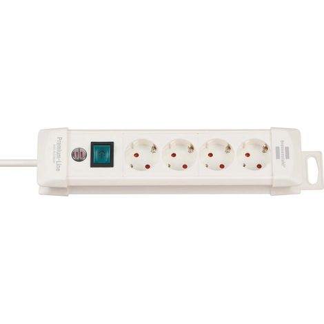 Premium-Line Multibase Blanc (4 prises) BRENNENSTUHL 1952240100