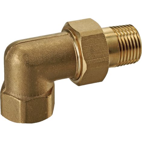 Unión angular TWIST de 3/4", junta tórica, latón