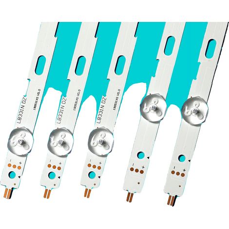 LED-Streifen, 836 mm Länge, 10 LED-Perlen pro Streifen, 3V Spannung, CE-zertifiziert, kompatibel mit verschiedenen Modellen (1/5)