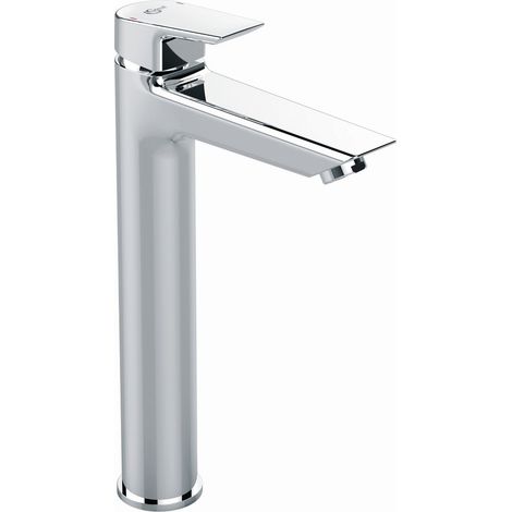Ideal Standard Grifo lavabo Tesi, con base alargada, 5 l/min., sin vaciador, Salida 140mm, Cromo, A6575AA (1/5)