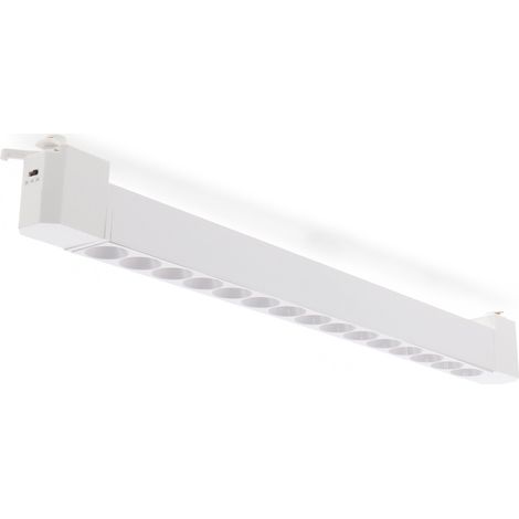 IluminaShop - Foco LED para Carril Lineal White Dariz 24W Monofasico CCT IP20 3000+4000+6000 (1/2)