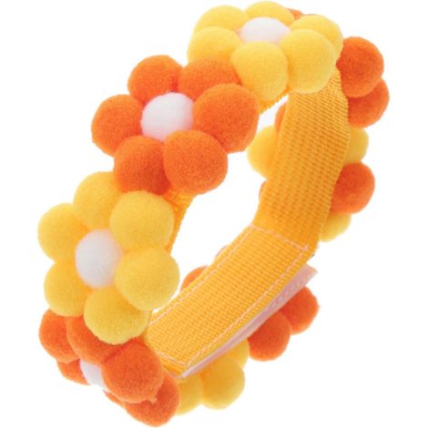Hundehalsband, verstellbar, 4-teilig, Blumenmuster für Haustiere (1/5)