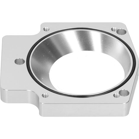 Adaptateur collecteur d'admission 4 pouces en alliage d'aluminium, entretoise corps papillon pour GM LS1 LS2 LS6 LSX LS4, argent. (1/5)