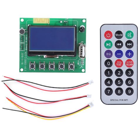 Bluetooth-MP3-Decoderplatine mit LCD-Songtextanzeige und Fernbedienung (1/5)