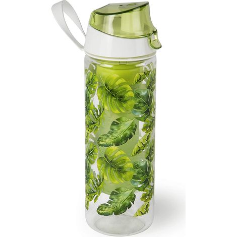 Excelsa bottiglia Foliage verde plastica infusore 750 ml (1/3)