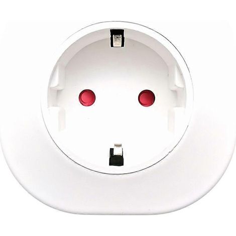 Prise connectée WiFi avec minuterie et commande vocale à distance 16 A pour la domotique (prise européenne) (1/5)