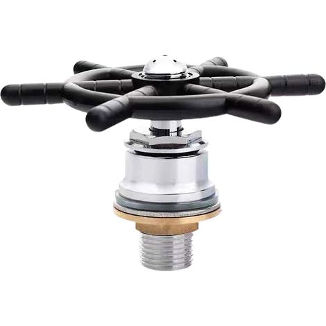 Lave-verre haute pression inox 5 trous : rinçage automatique mains libres pour verres, accessoire de cuisine (1/4)