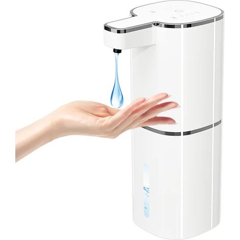 Distributeur de savon automatique (liquide) 420 ml, sans contact, rechargeable par USB-C (1/5)