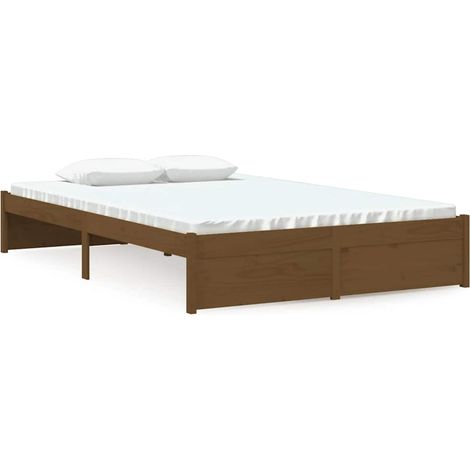 Maison Exclusive - Giroletto senza Materaso Ambra in Legno Massello 120x190 cm (1/5)